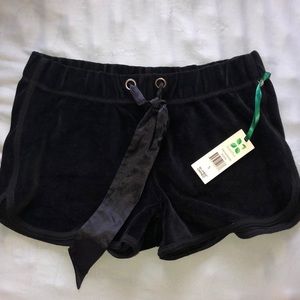Velour Drawstring Shorts